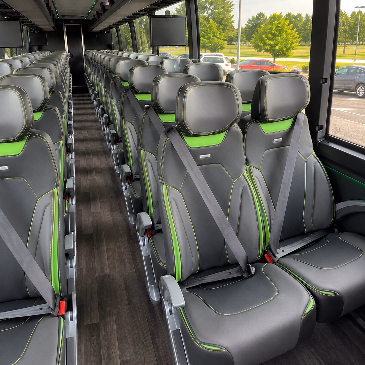 dearborn charter bus interior