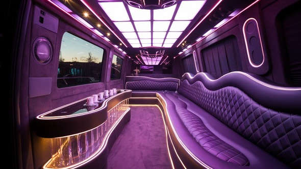 dearborn party bus rental inside