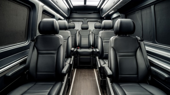 dearborn sprinter van with driver interior