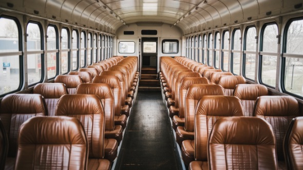 school bus rental inside flint